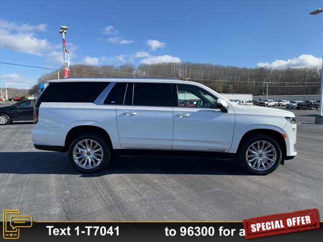 used 2023 Cadillac Escalade ESV car, priced at $77,502