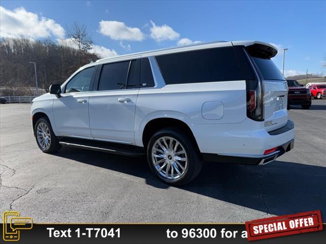 used 2023 Cadillac Escalade ESV car, priced at $77,502