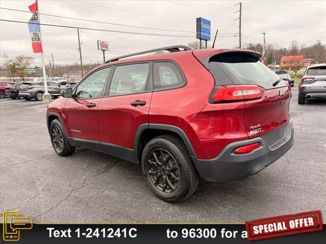 used 2016 Jeep Cherokee car, priced at $12,999