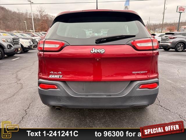 used 2016 Jeep Cherokee car, priced at $12,999