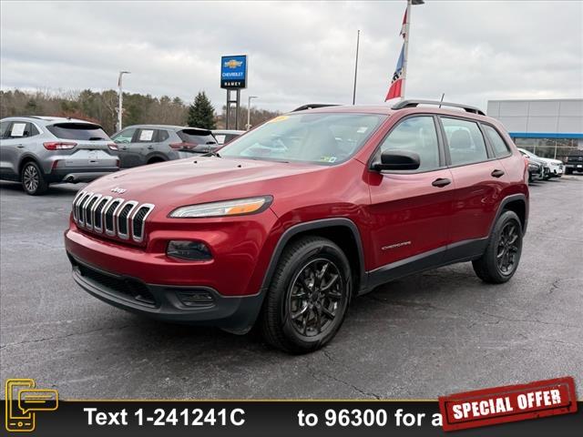 used 2016 Jeep Cherokee car, priced at $12,999