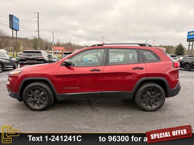 used 2016 Jeep Cherokee car, priced at $12,999