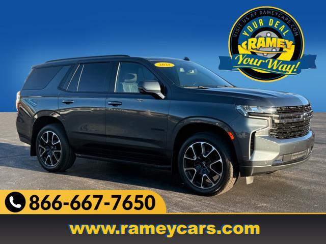 used 2021 Chevrolet Tahoe car, priced at $48,500