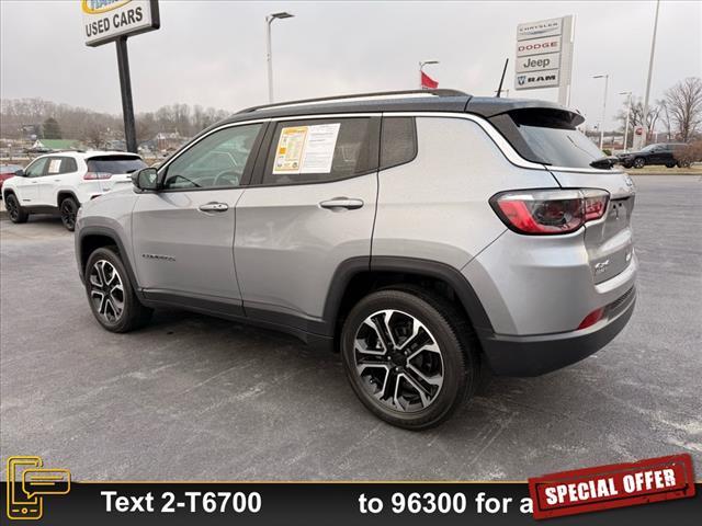 used 2022 Jeep Compass car, priced at $24,999