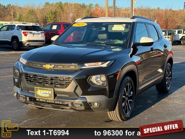 used 2021 Chevrolet TrailBlazer car, priced at $23,555