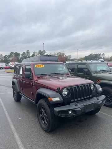 used 2021 Jeep Wrangler car, priced at $29,500