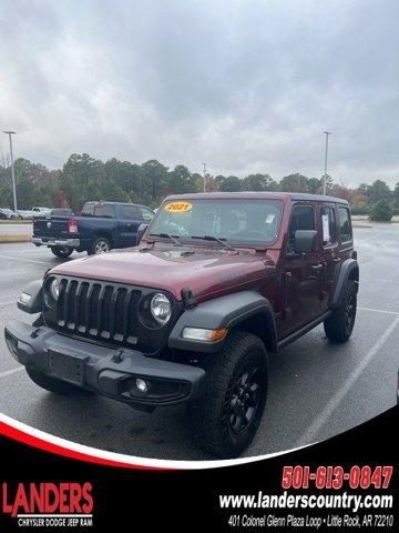 used 2021 Jeep Wrangler car, priced at $29,500