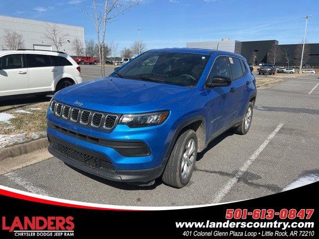 used 2024 Jeep Compass car, priced at $23,995