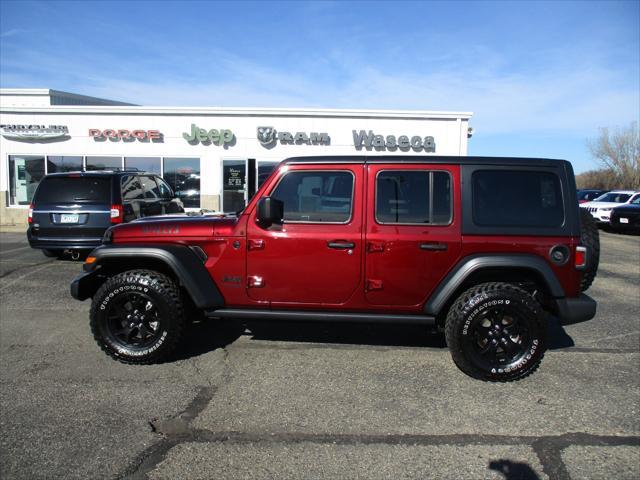 used 2021 Jeep Wrangler Unlimited car, priced at $32,999