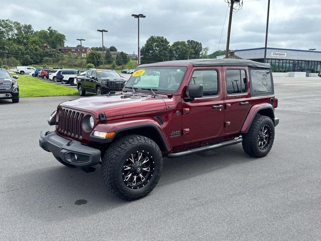 used 2021 Jeep Wrangler Unlimited car, priced at $28,919