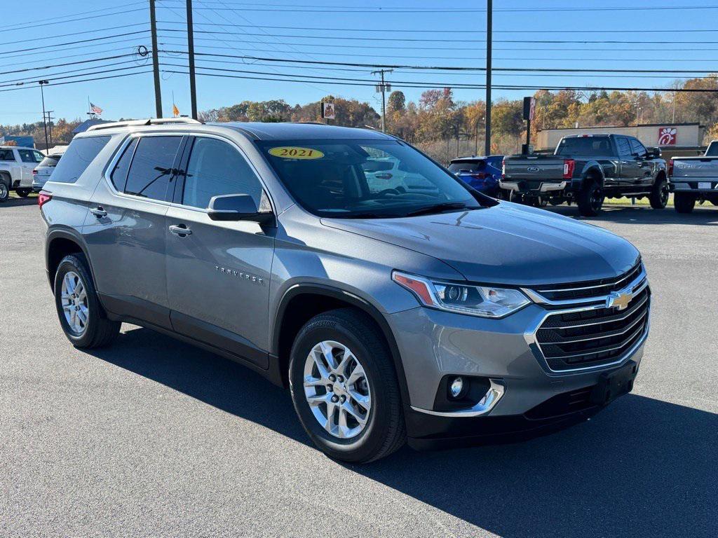 used 2021 Chevrolet Traverse car, priced at $23,933