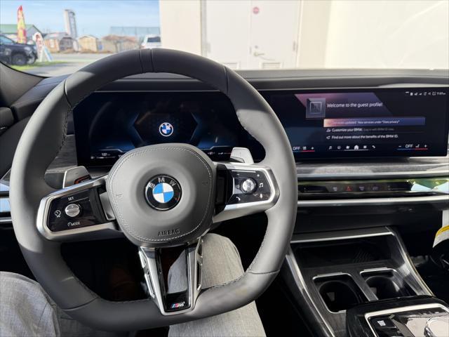 new 2025 BMW 740 car, priced at $108,370