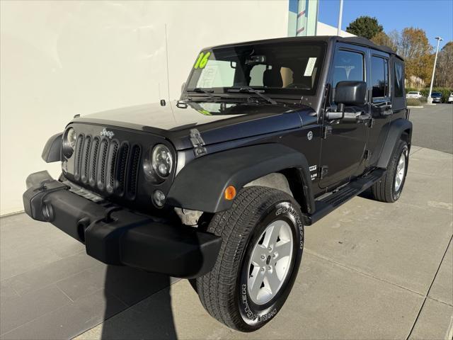 used 2016 Jeep Wrangler Unlimited car, priced at $22,288