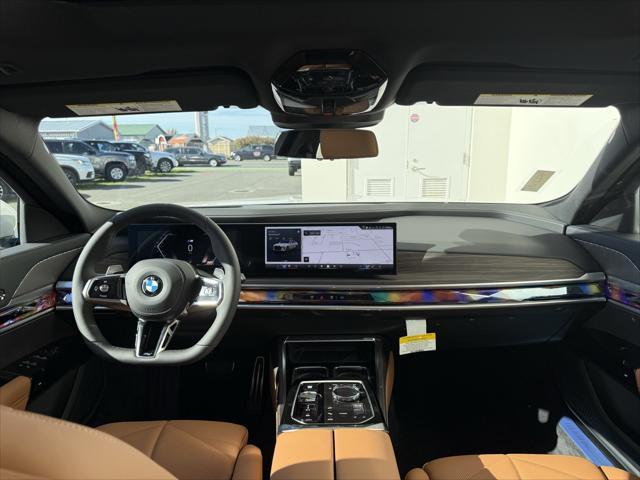 new 2025 BMW 740 car, priced at $108,370