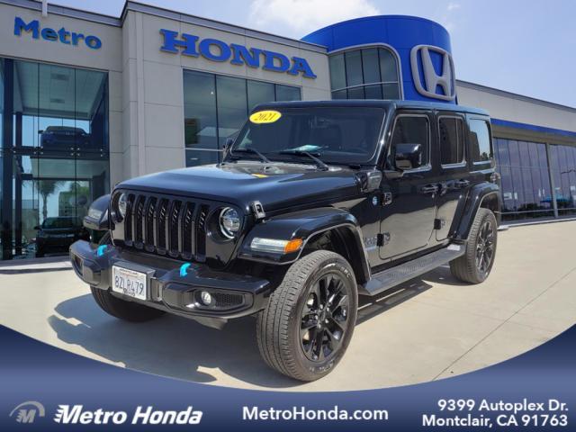 used 2021 Jeep Wrangler Unlimited 4xe car, priced at $30,553