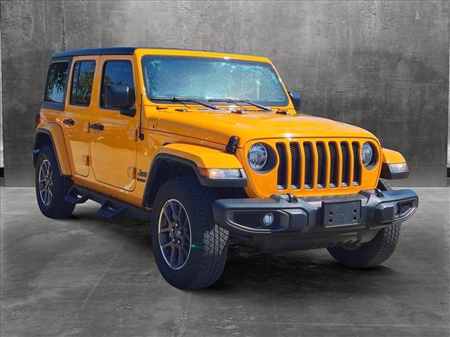 used 2021 Jeep Wrangler Unlimited car, priced at $33,991