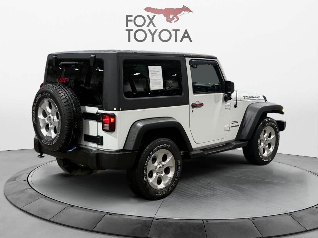used 2013 Jeep Wrangler car, priced at $14,298