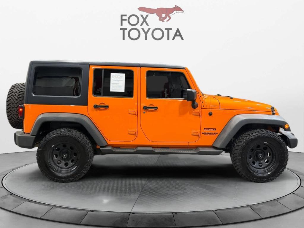 used 2012 Jeep Wrangler Unlimited car, priced at $13,859