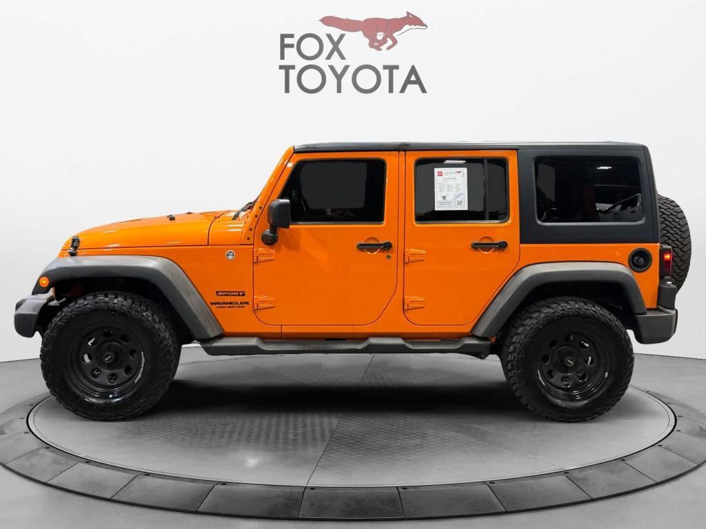 used 2012 Jeep Wrangler Unlimited car, priced at $13,859