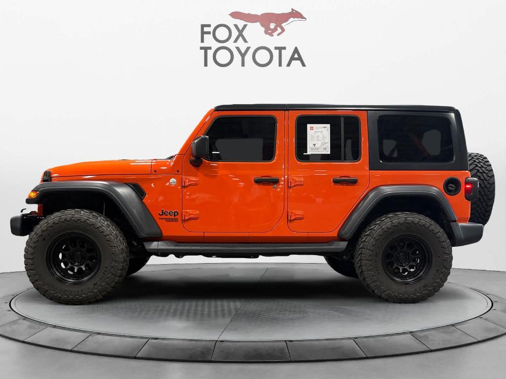 used 2018 Jeep Wrangler Unlimited car, priced at $24,221