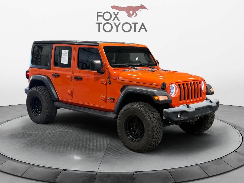 used 2018 Jeep Wrangler Unlimited car, priced at $24,221