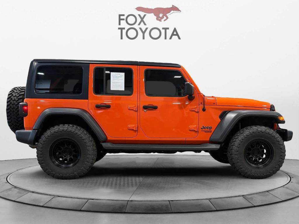 used 2018 Jeep Wrangler Unlimited car, priced at $24,221