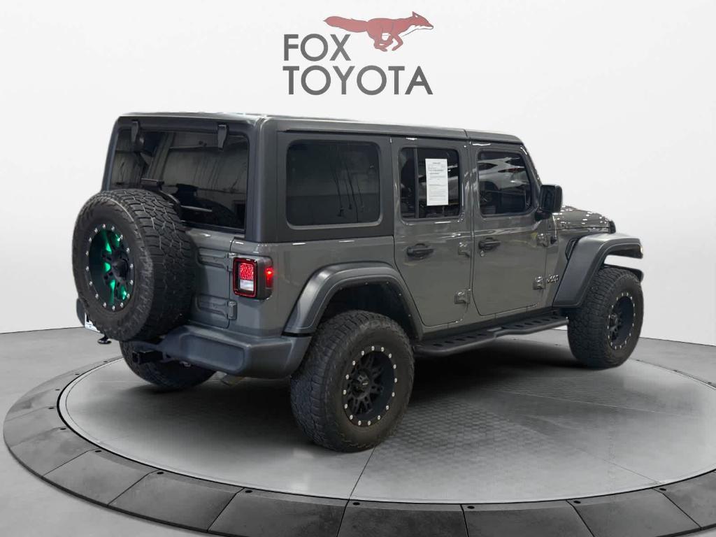used 2021 Jeep Wrangler Unlimited car, priced at $28,621