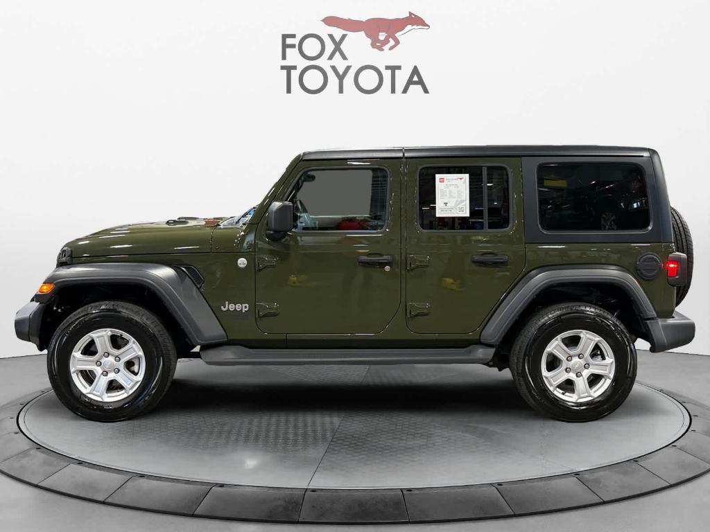 used 2021 Jeep Wrangler Unlimited car, priced at $31,221