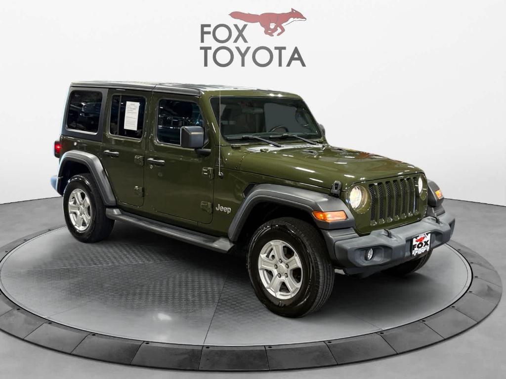 used 2021 Jeep Wrangler Unlimited car, priced at $31,221
