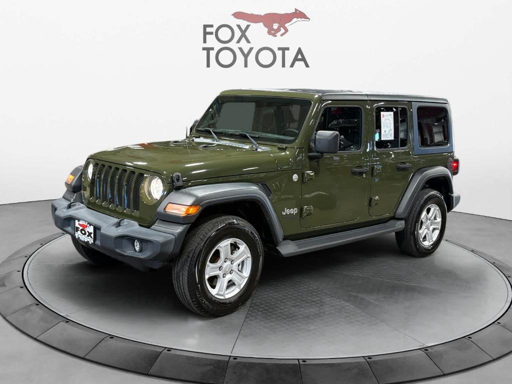 used 2021 Jeep Wrangler Unlimited car, priced at $31,221