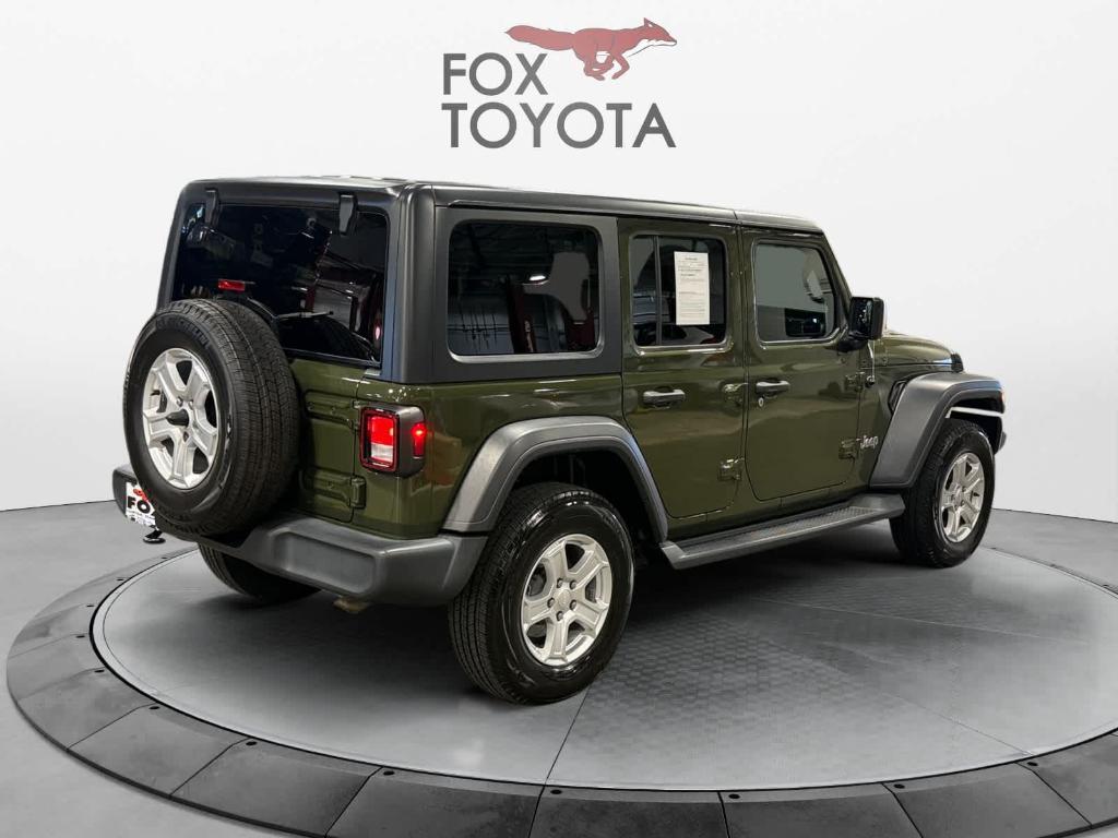 used 2021 Jeep Wrangler Unlimited car, priced at $31,221