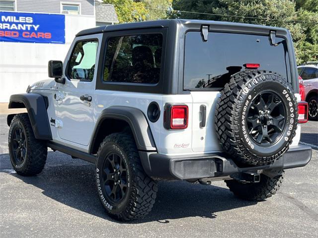 used 2021 Jeep Wrangler car, priced at $27,500