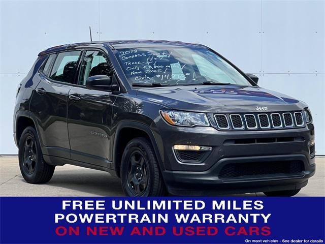 used 2018 Jeep Compass car, priced at $14,990