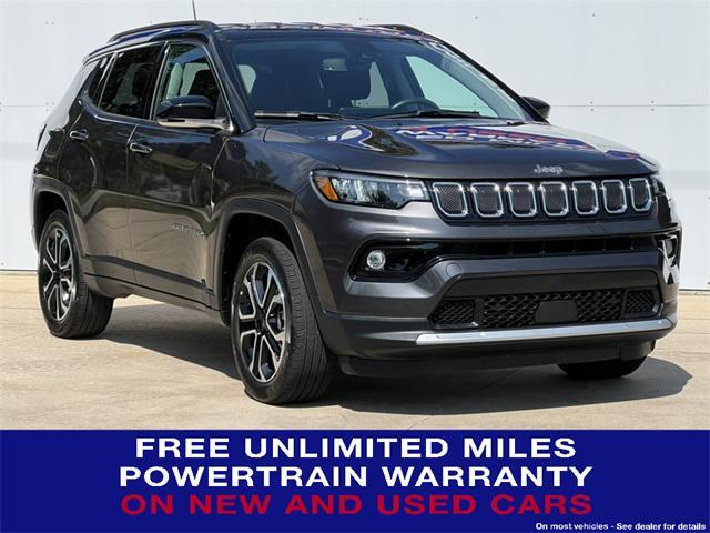 used 2022 Jeep Compass car, priced at $23,990
