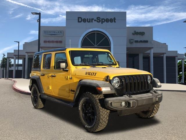 used 2021 Jeep Wrangler Unlimited car, priced at $32,790