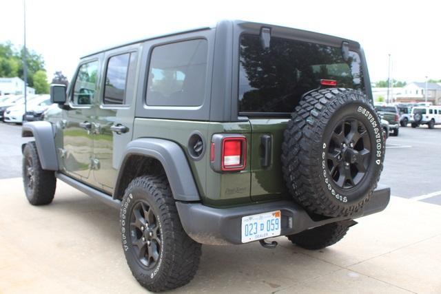 used 2021 Jeep Wrangler car, priced at $30,390