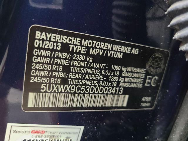 used 2013 BMW X3 car, priced at $9,995