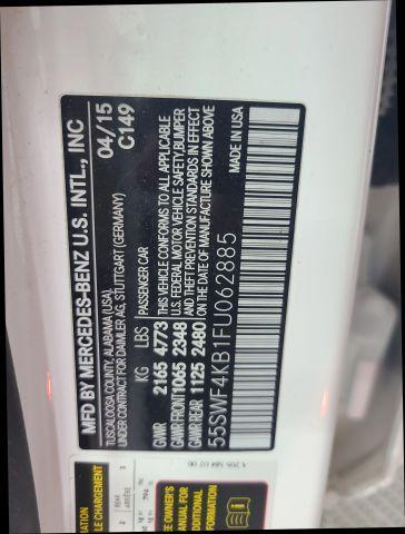 used 2015 Mercedes-Benz C-Class car, priced at $15,995