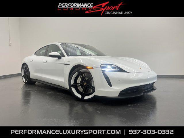 used 2022 Porsche Taycan car, priced at $77,900