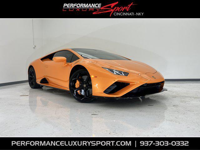 used 2021 Lamborghini Huracan EVO car, priced at $259,990