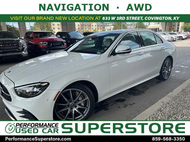 used 2021 Mercedes-Benz E-Class car, priced at $34,901