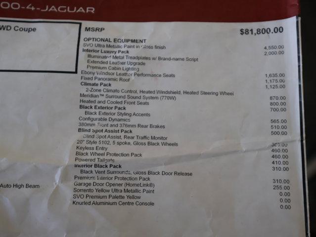 used 2021 Jaguar F-TYPE car, priced at $54,900