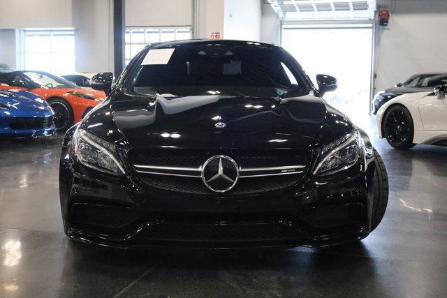 used 2018 Mercedes-Benz AMG C 63 car, priced at $41,990