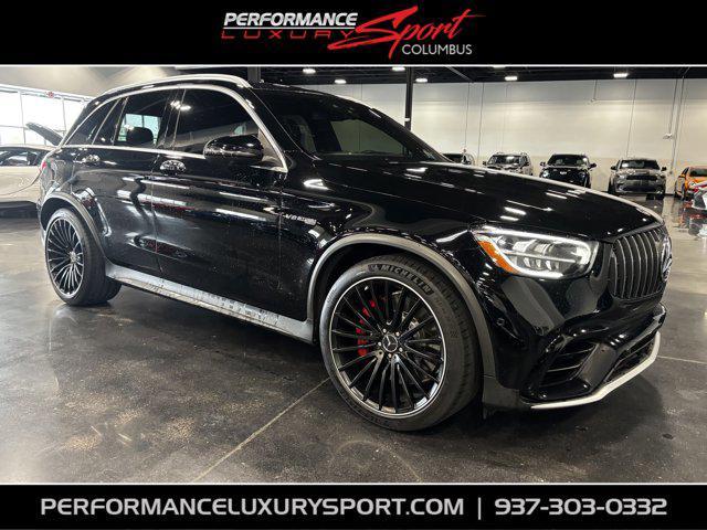 used 2021 Mercedes-Benz AMG GLC 63 car, priced at $56,900