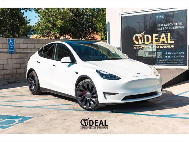 used 2022 Tesla Model Y car, priced at $38,500