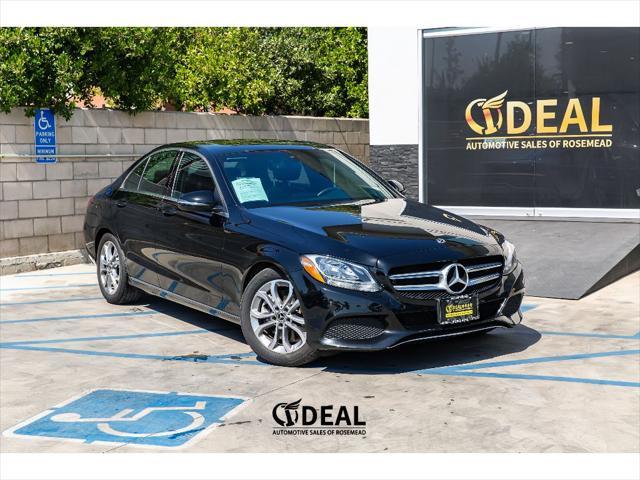 used 2018 Mercedes-Benz C-Class car, priced at $19,700