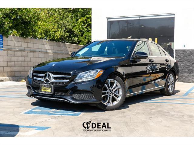 used 2018 Mercedes-Benz C-Class car, priced at $19,700