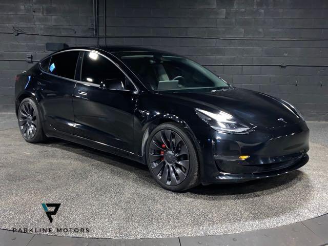used 2022 Tesla Model 3 car, priced at $31,499