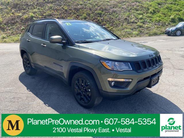 used 2021 Jeep Compass car, priced at $18,990