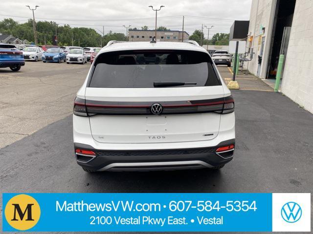 new 2025 Volkswagen Taos car, priced at $32,228